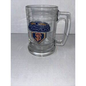 San Francisco Giants 2010 World Series 3D Logo Glass Mug